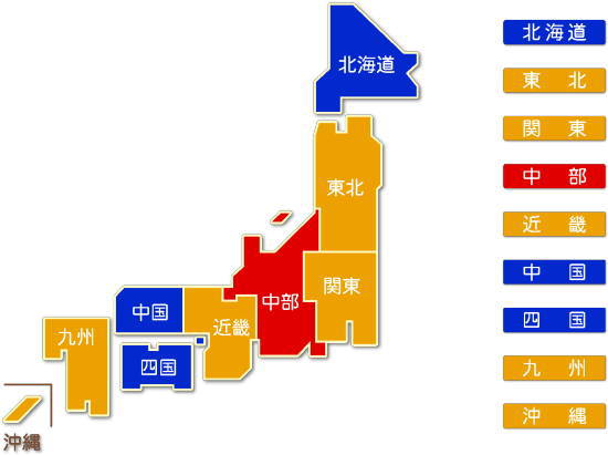 都道府県別 食料品製造業求人件数比較地図