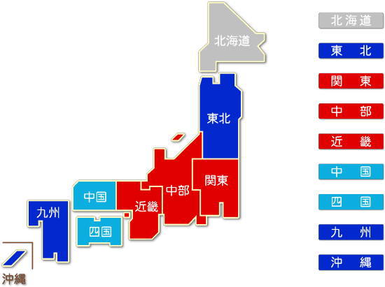 都道府県別 業務用機械器具製造業求人件数比較地図