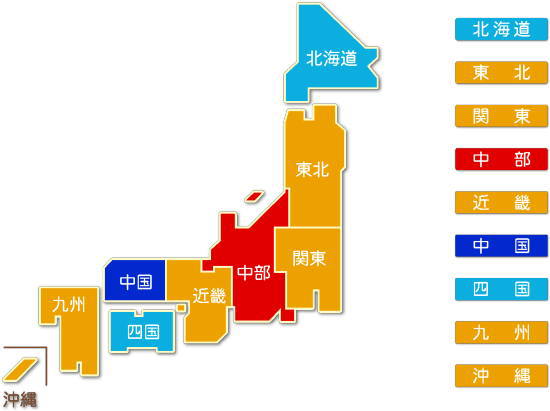 都道府県別 窯業・土石製品製造業 求人件数比較地図