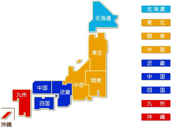 都道府県別 放送業求人件数比較地図