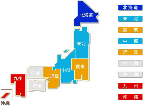 都道府県別 熱供給業求人件数比較地図